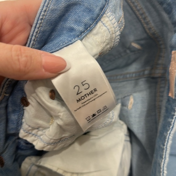 Mother The looker ankle fray jeans size 25. - Picture 10 of 11